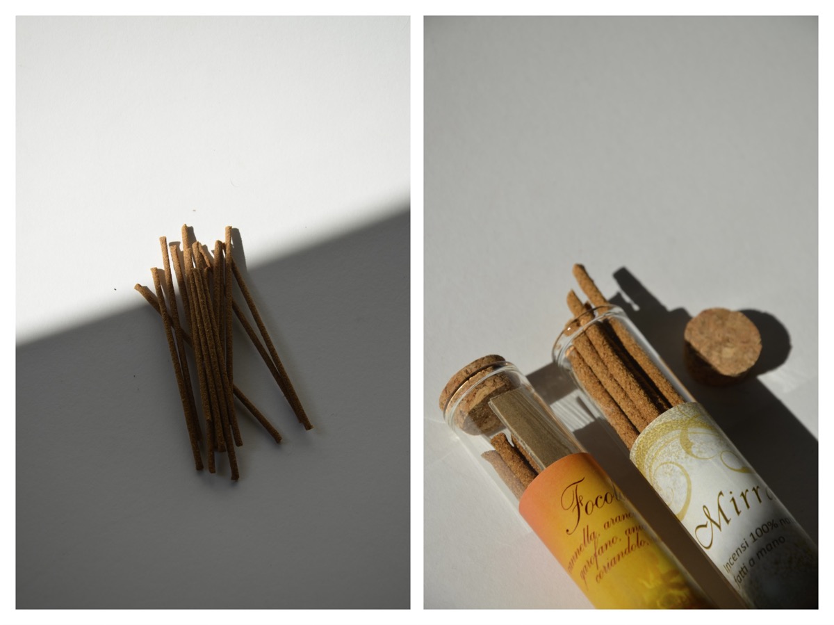 Bastoncini D'incenso Naturali YanTing – 100 Pezzi Da 6,5 Cm – Con Portaincenso In Ceramica – Note Di Bergamotto, Lavanda E Legno Di Sandalo